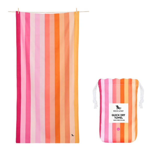 Dock & Bay Quick Dry Towel Miami Sorbet XL