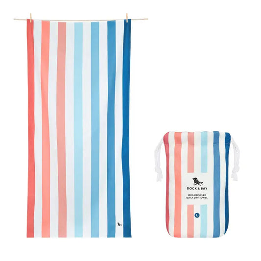 SAND TO SEA - QUICK DRY TOWELS | DOCK & BAY LG