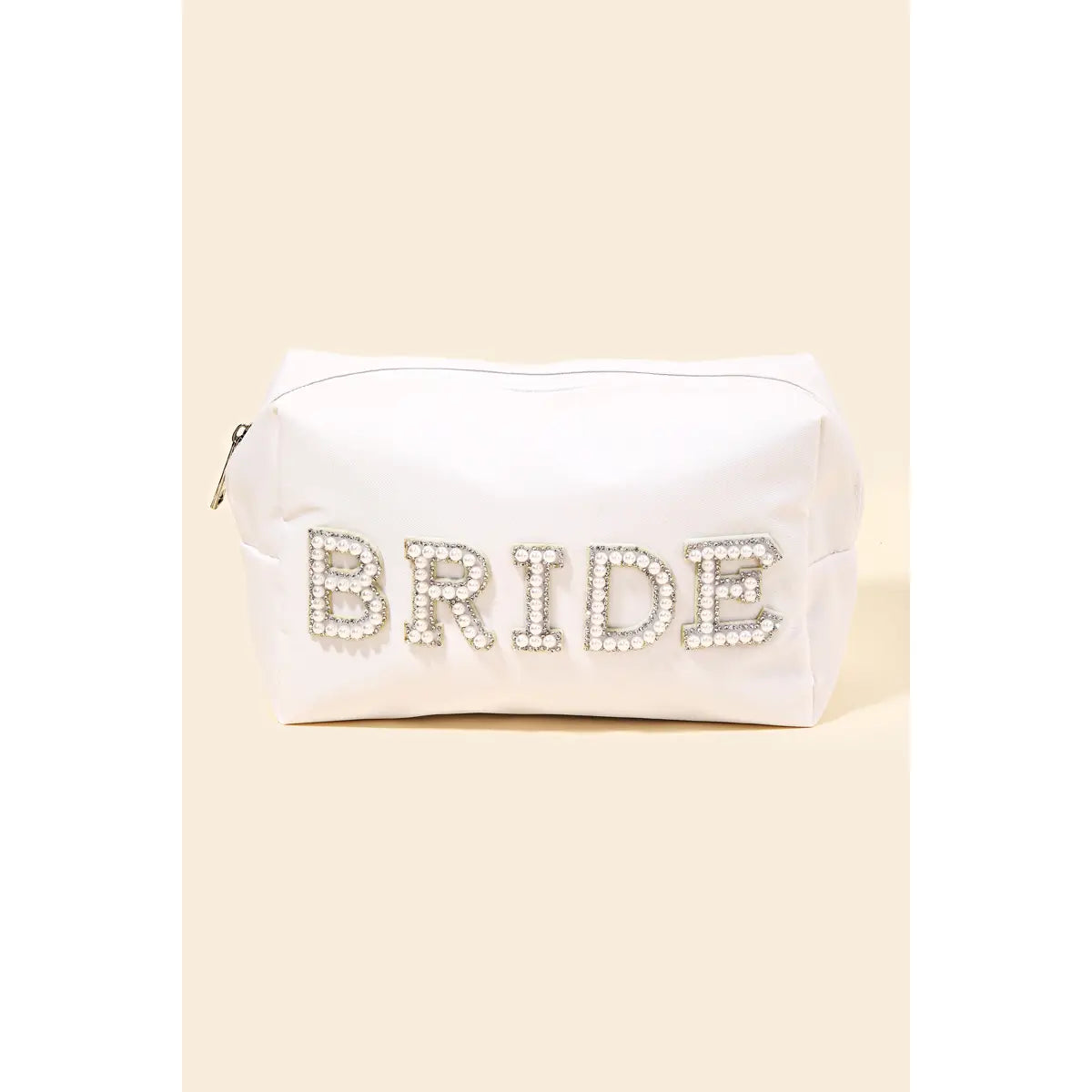 Bride Pearl Beaded Cosmetic Bag - A.S.