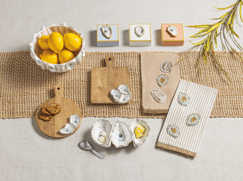 MUD PIE OYSTER PLATTER AND TOOTHPICK SET