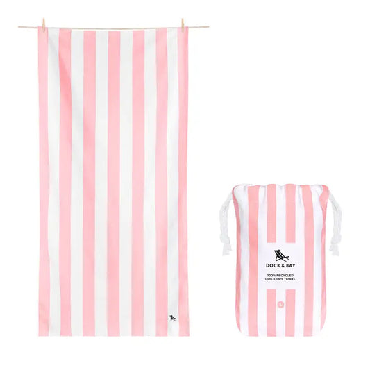 MALIBU PINK - QUICK DRY TOWELS | DOCK & BAY XL