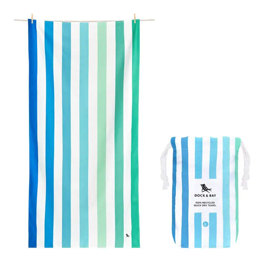 ENDLESS RIVER - QUICK DRY TOWELS | DOCK & BAY LG