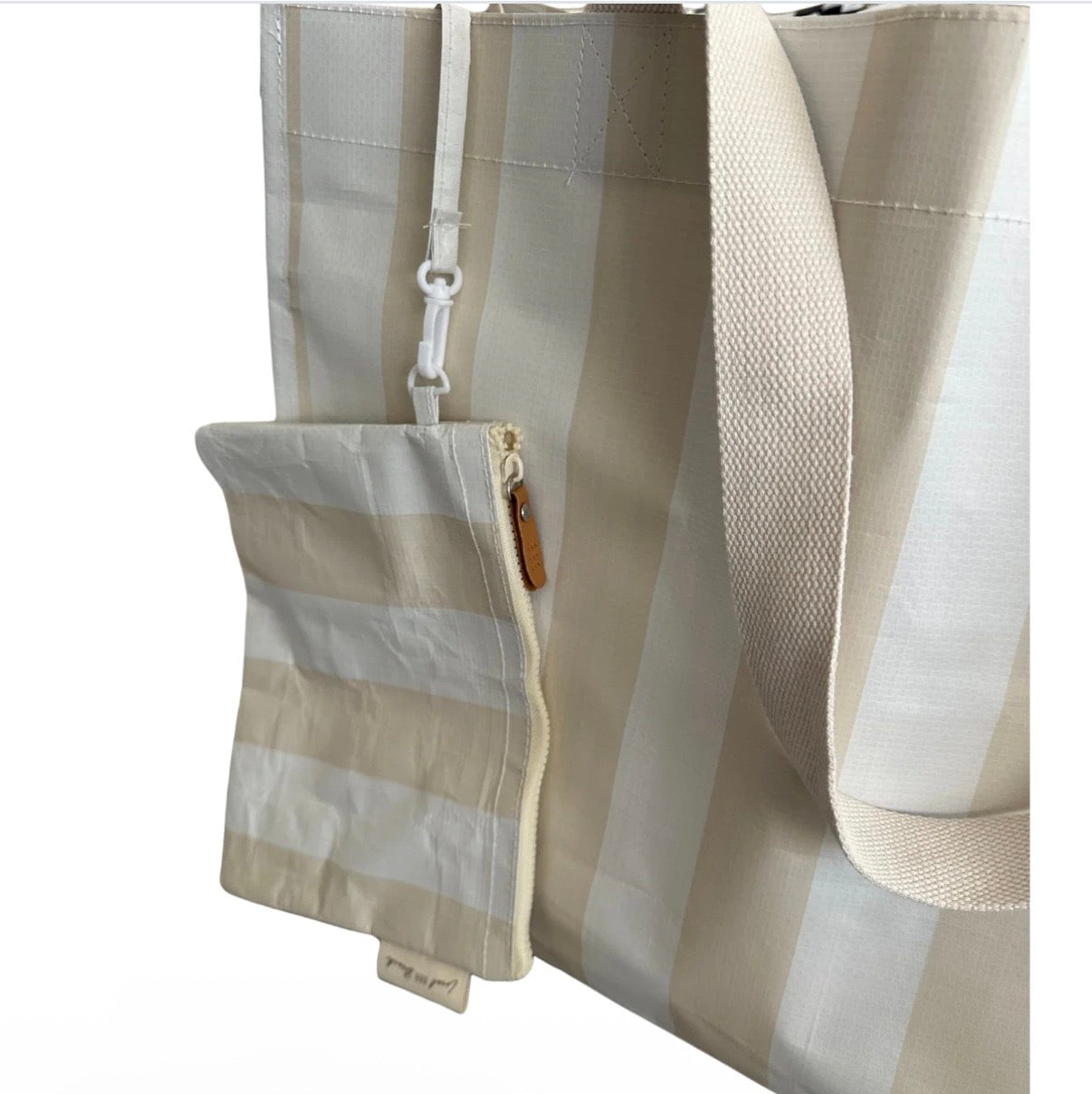 Local Beach Checker XL All Day Bag with Matching Removable Pouch