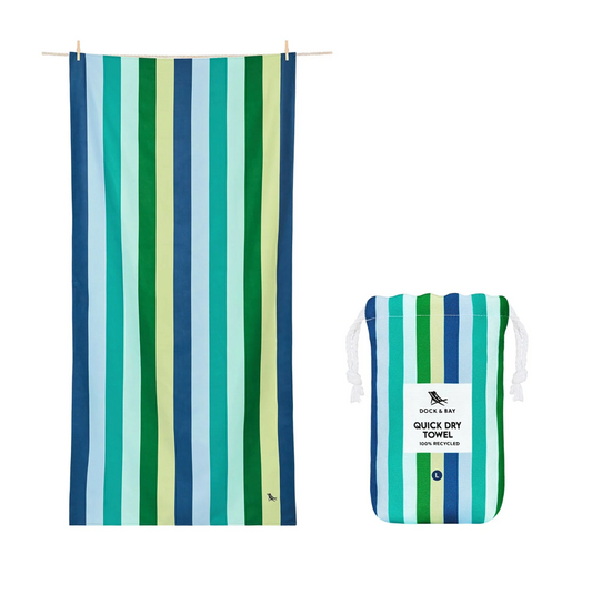 Cool Lagoon -QUICK DRY TOWELS | DOCK & BAY XL