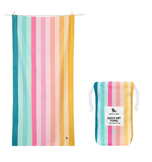Coastal Candy -QUICK DRY TOWELS | DOCK & BAY XL