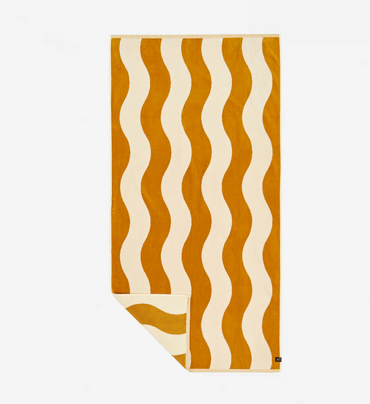 Slowtide Stripe Premium Woven Towel Brush