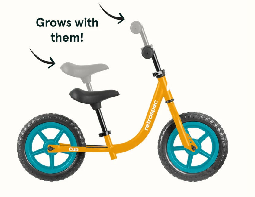 Retrospec Cub 2 Balance Bike- Goldfish (gloss)