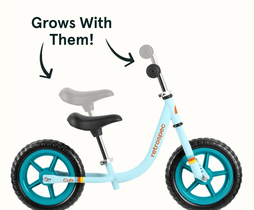 Retrospec Cub 2 Balance Bike- Powder Blue (gloss)