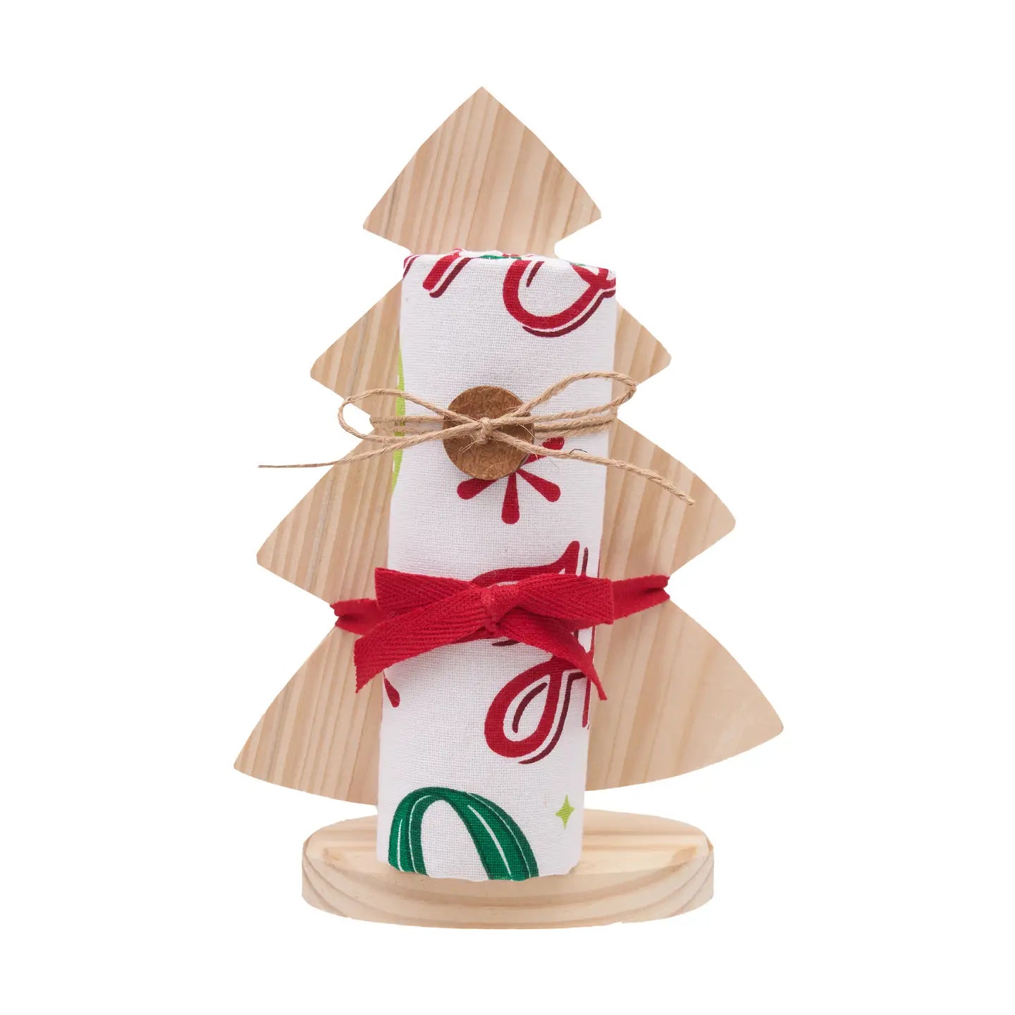 Christmas Ho Ho Ho Kitchen Towel & Stand Gift Set