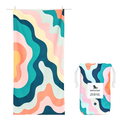 GET WAVY - QUICK DRY TOWELS | DOCK & BAY XL