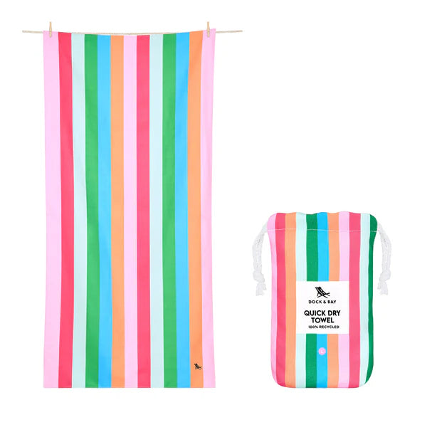 Dock & Bay Quick Dry Tutti Frutti Towel Large