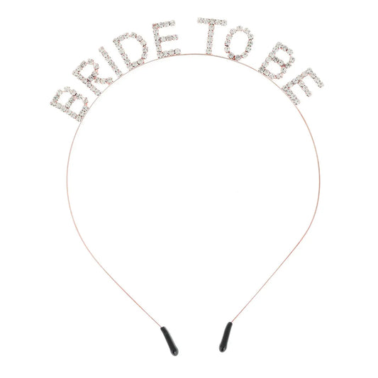 Bride To Be Rhinestone Headband / Bridal