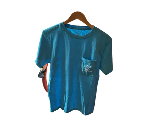 Just Beachy Pocket T-Shirt - Baja Blue
