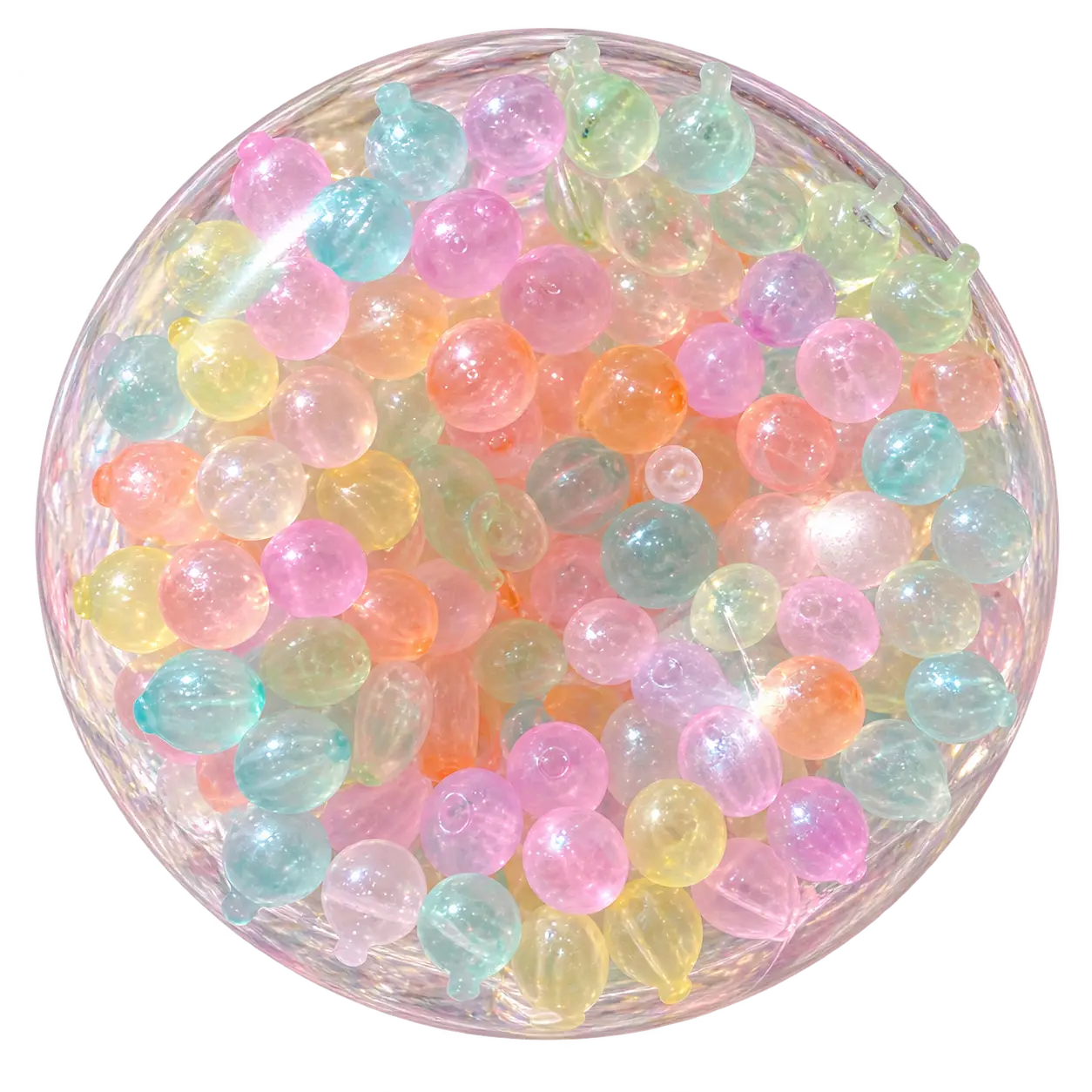 Pastel Bead Squishy Ball - For Ages 7+