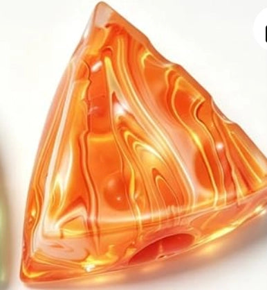 Swirly Cheese Slice Squishy - For Ages 7+ Colors May Vary