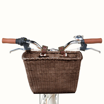 Retrospect Toto Handwoven Cane Bike Basket