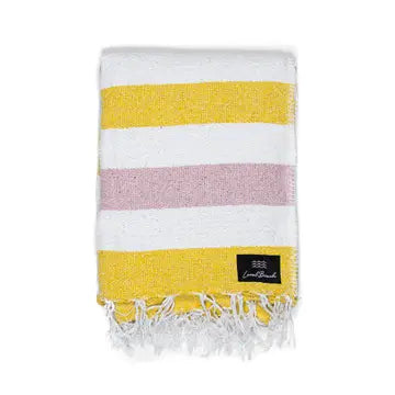 Local Beach Baja Blanket - Gold/Pink/White