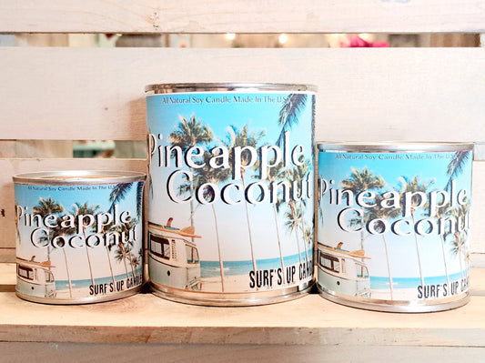 Surfs Up Pineapple Coconut Paint Can