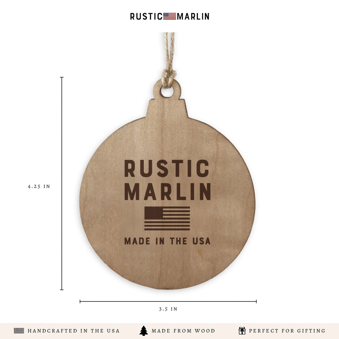 Isle of Palms Coastal Oyster Holiday Tree Ornament