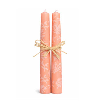 Coastal Candle Set- Starfish-Peach Coral-Turtle-Blue Coral