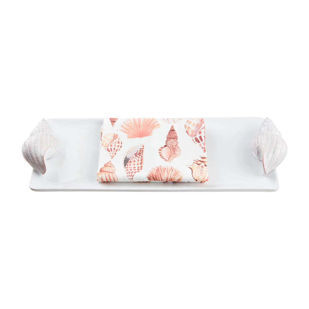 Shell tray with Towel