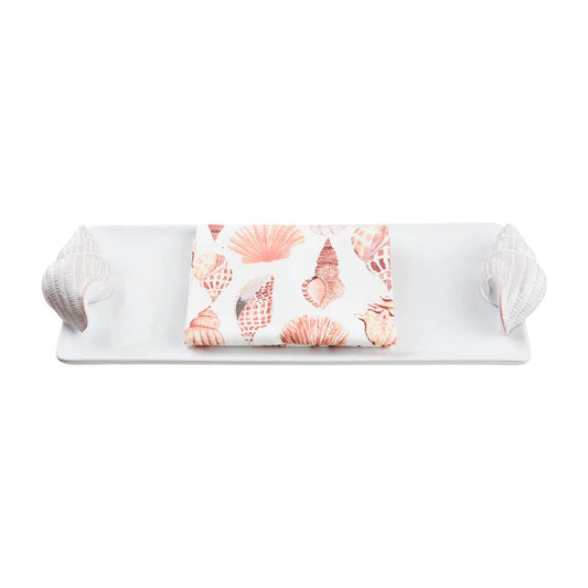 Shell tray with Towel