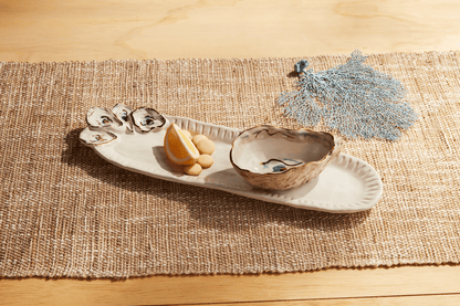 MUD PIE OYSTER TRAY AND DIP SET