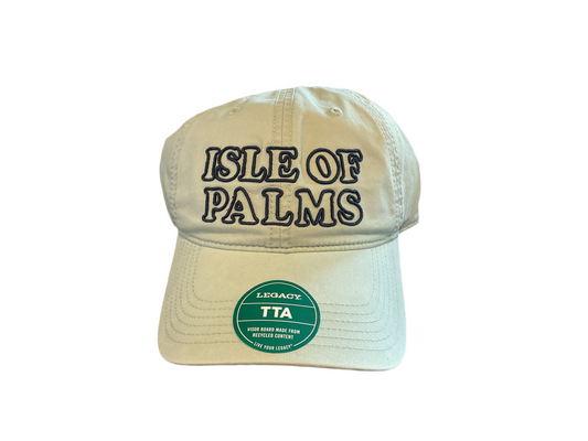 Isle of Palms Script Hat - Aloe