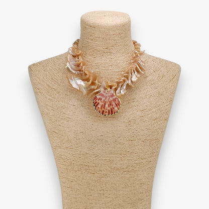 Chunky Coastal Shell Necklace