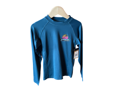 Girls Rash Guard Blue