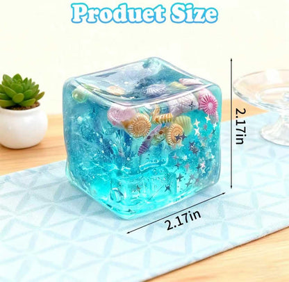 Ocean Squishy Cube - Stress Relief - Fidget Toy