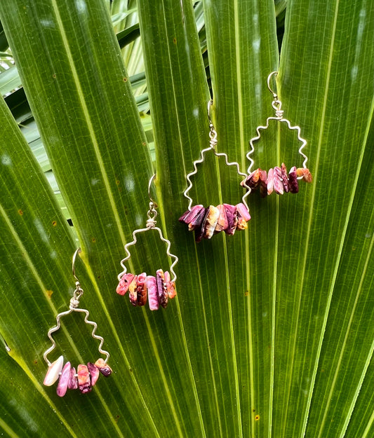 Bella Mack Boho Zig Zag Earrings