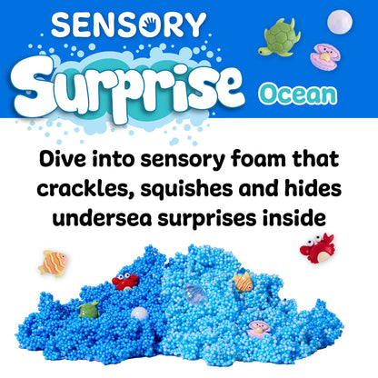 Sensory Surprise Squishy Foam Bucket - Ocean Theme Charms