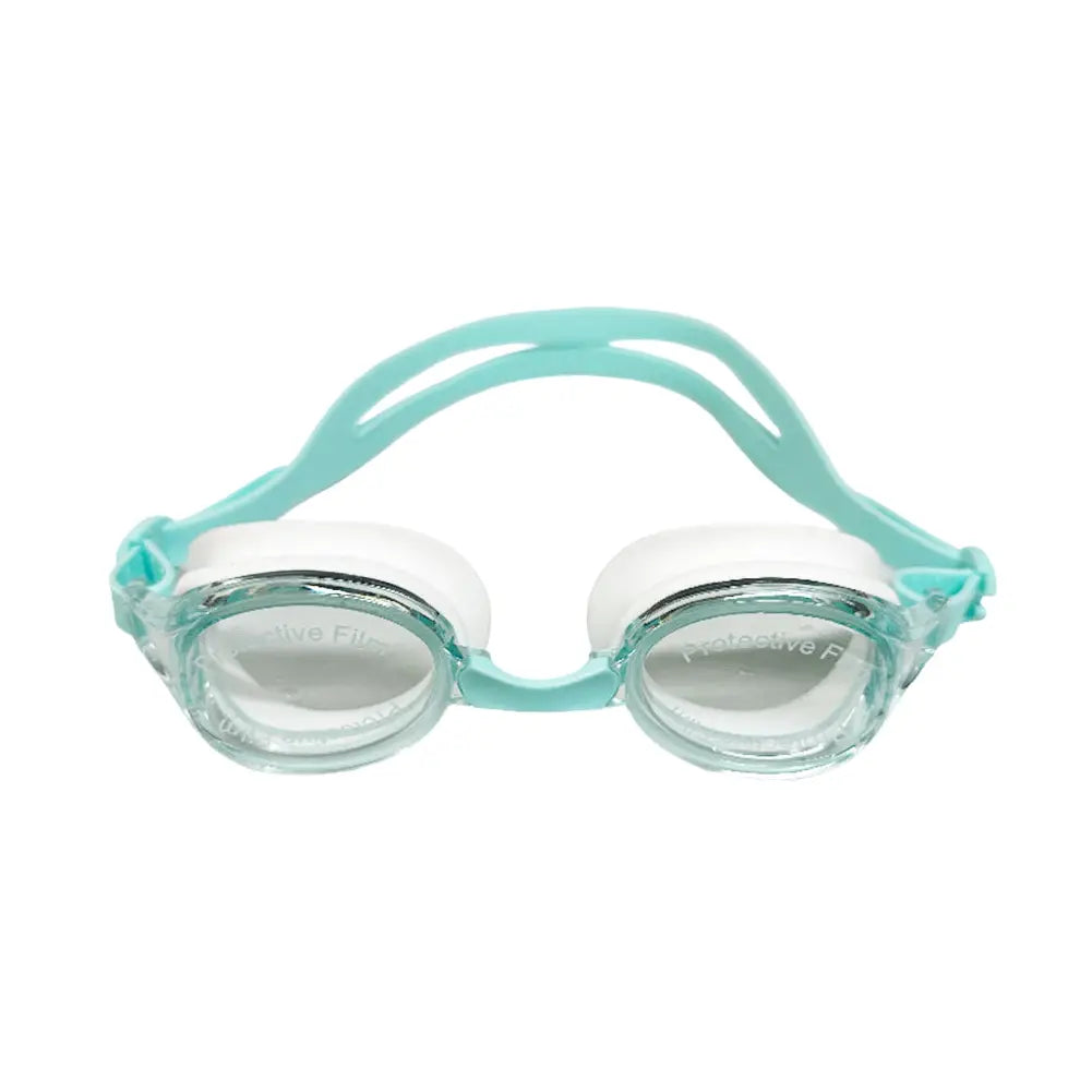 Youth Silicone Swimming Goggles - Light Green