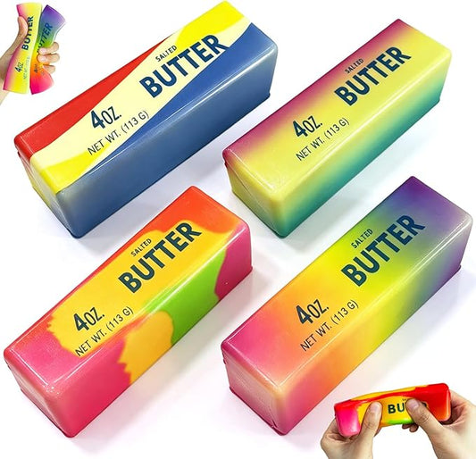 Rainbow Multi Color Squishy Butter - 1 Piece