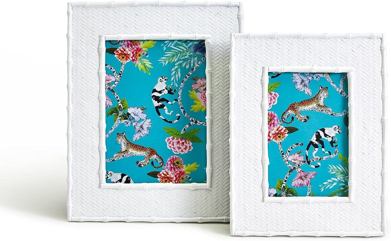 White Bamboo Style Frame