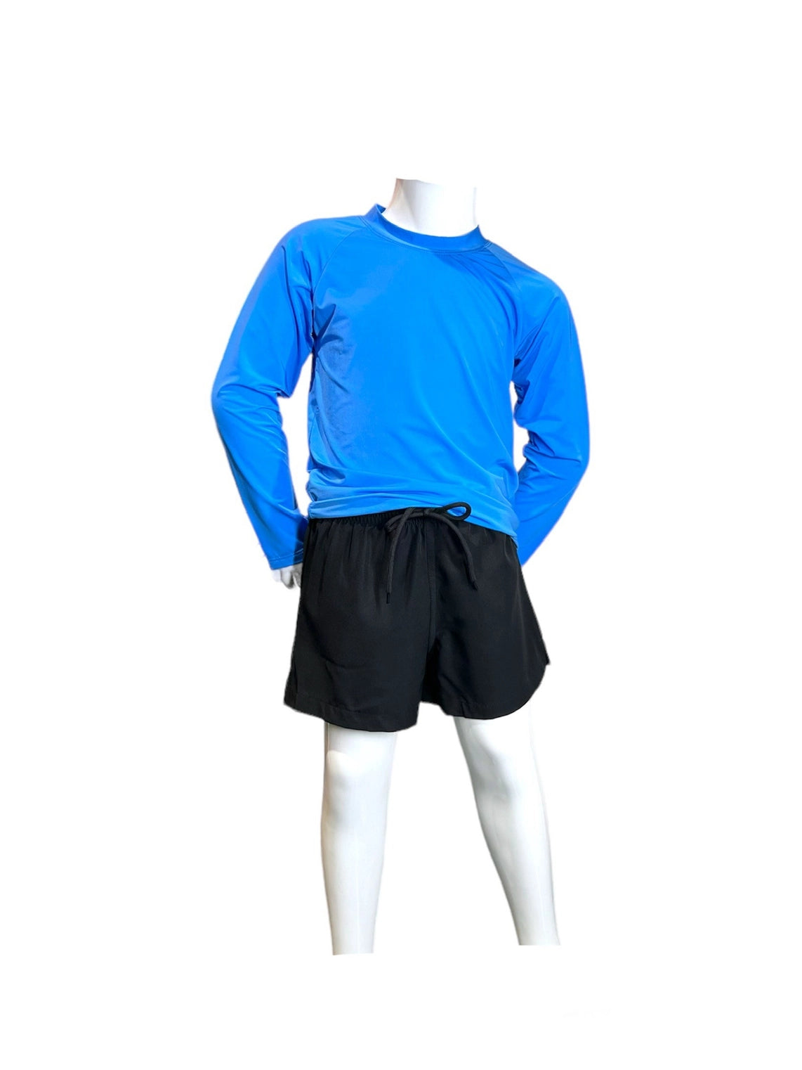 Kids Sun Protection Long Sleeve Top with UPF50+ Blue