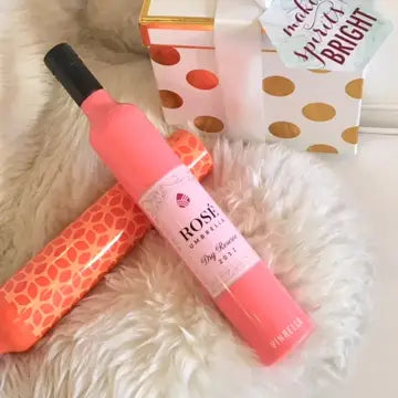 Vinrella Rosé Wine Bottle Umbrella