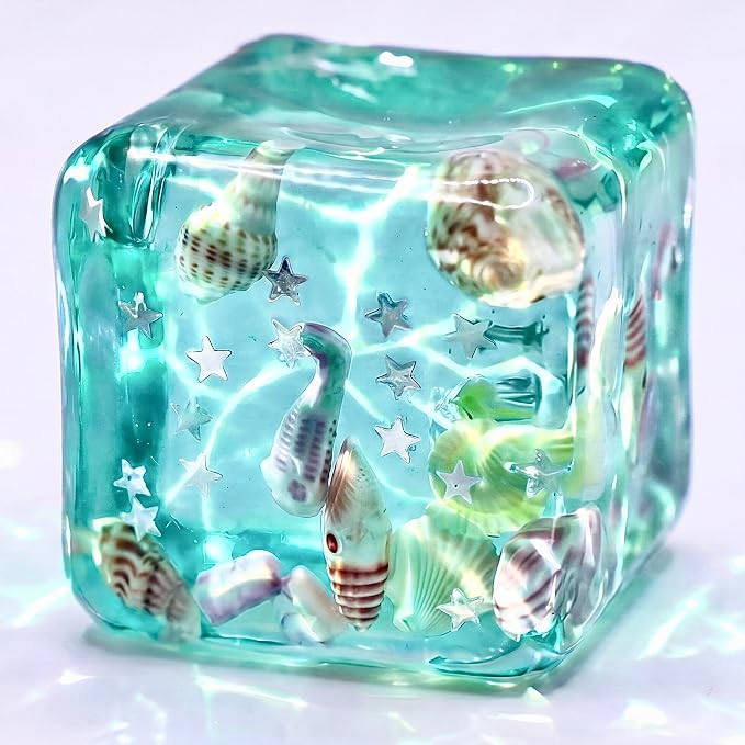 Ocean Squishy Cube - Stress Relief - Fidget Toy