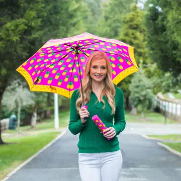 Vinrella Pineapple Punch Bottle Umbrella