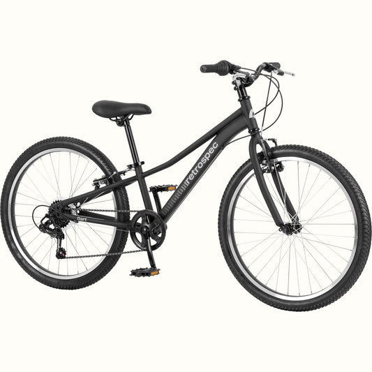 Retrospect Dart 24” Kids Bike 7 Speed (8-11 years) Matte Black