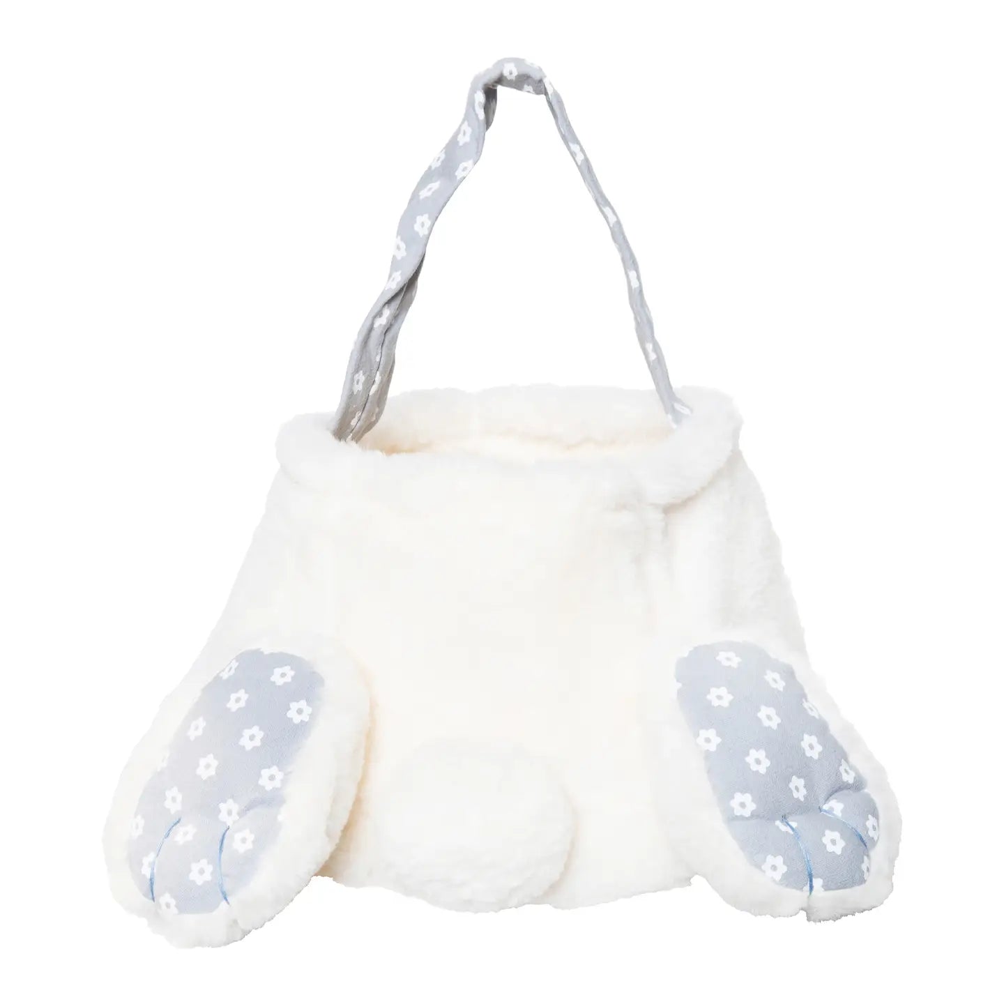 Easter Cottontail Bunny Boy Blue Fabric Basket