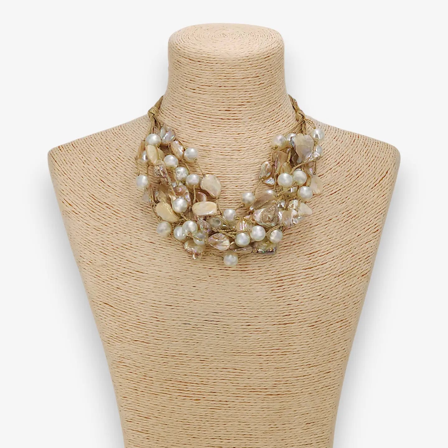 Chunky Shell & Pearl Necklace