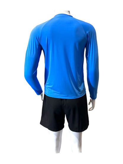 Youth Unisex Sun Protection Long Sleeve Top Blue