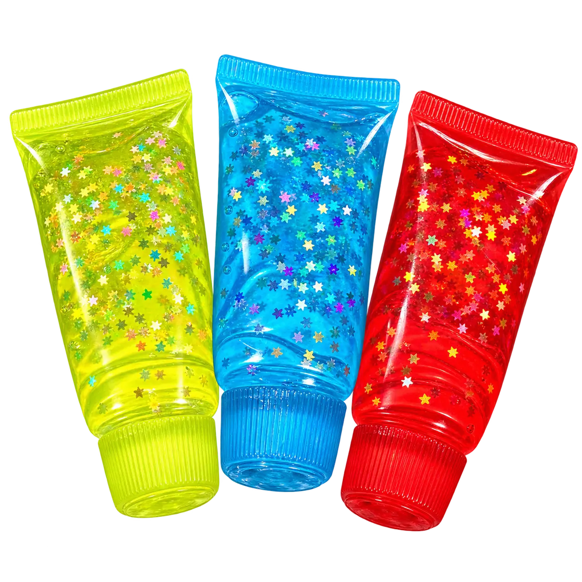 Toothpaste Tube Sparkly Confetti Squishy - Colors May Vary