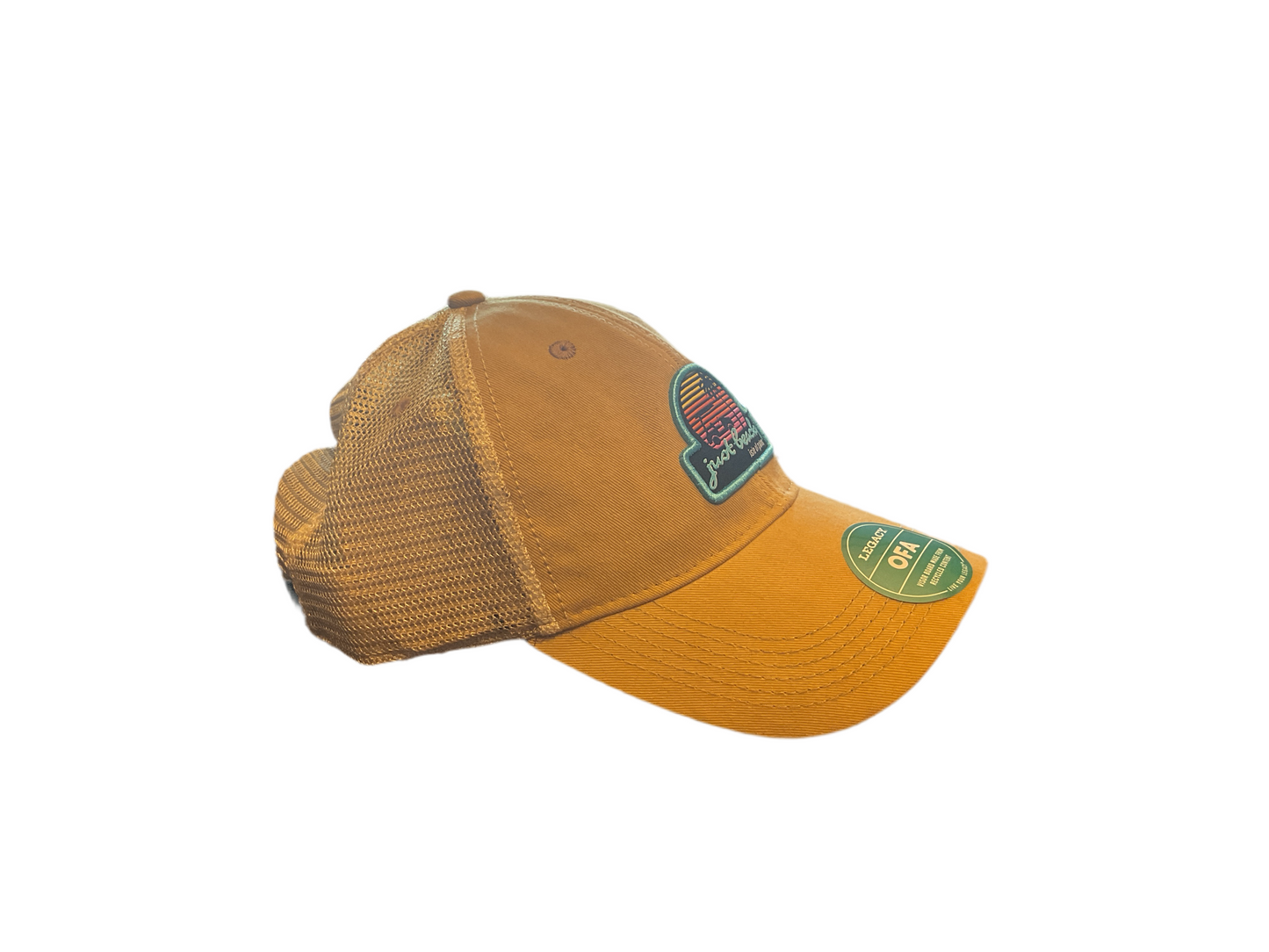 Just Beachy Trucker Hat - Yellow