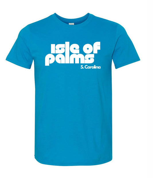 Isle of Palms, S. Carolina T-Shirt - Adult Unisex - Blue/White Letters