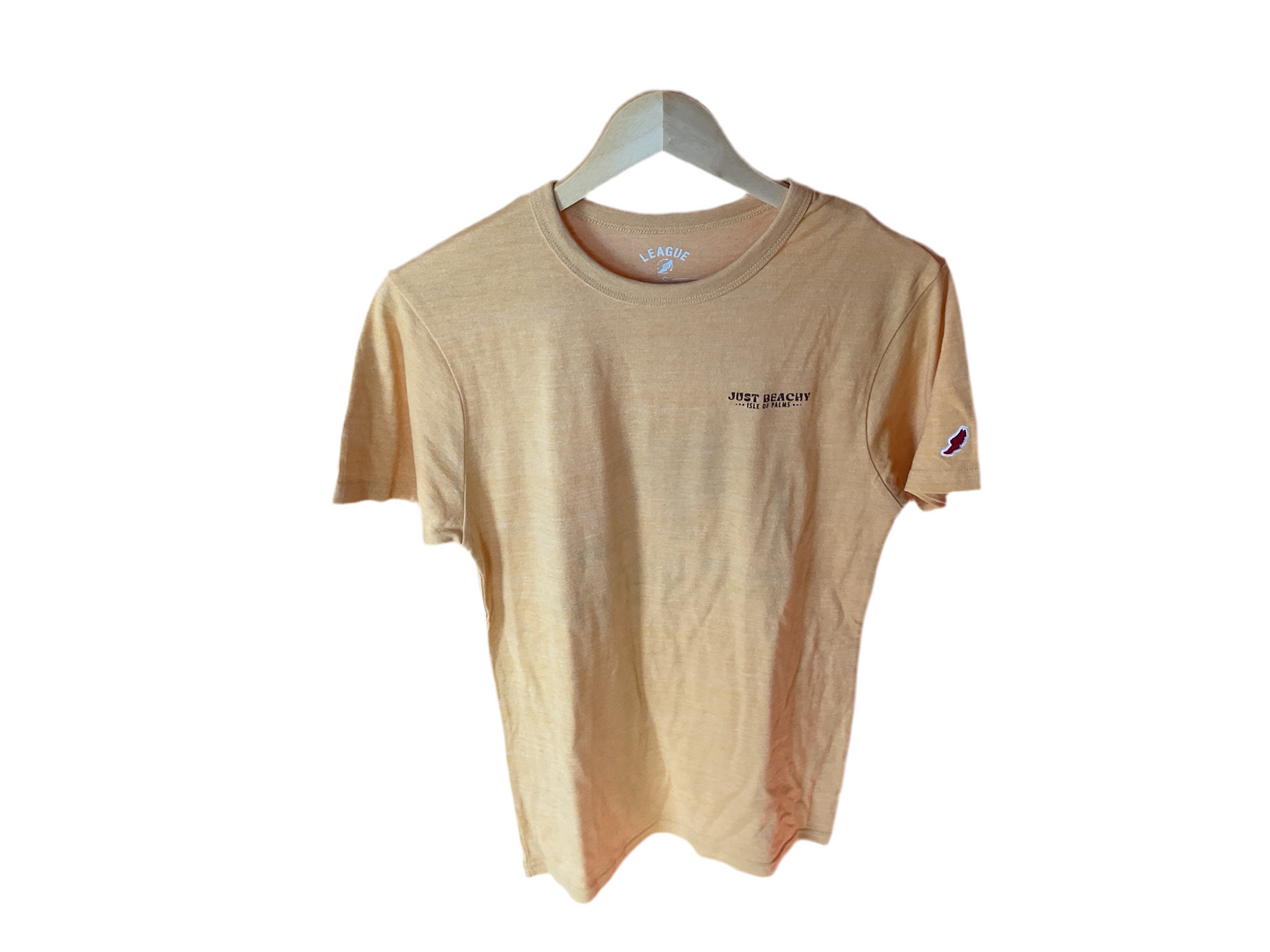 Just Beachy Palms Tee Yellow