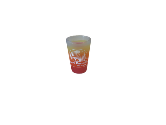 Silipint Shot Glass - Orange/red