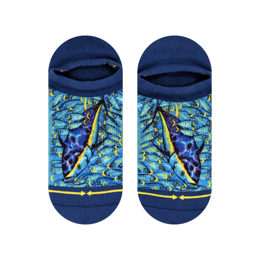 MERGE4 TUNA NO SHOW SOCKS WITH ART BY DANIEL JEAN-BAPTISTE - ADULT